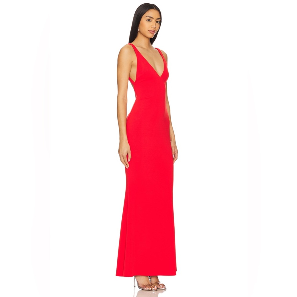Katie May Tina Gown Cherry - Picture 2 of 8